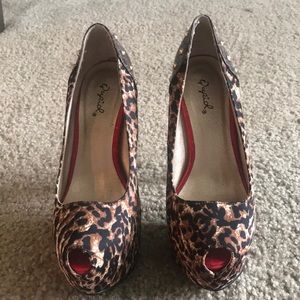 Cheetah heels